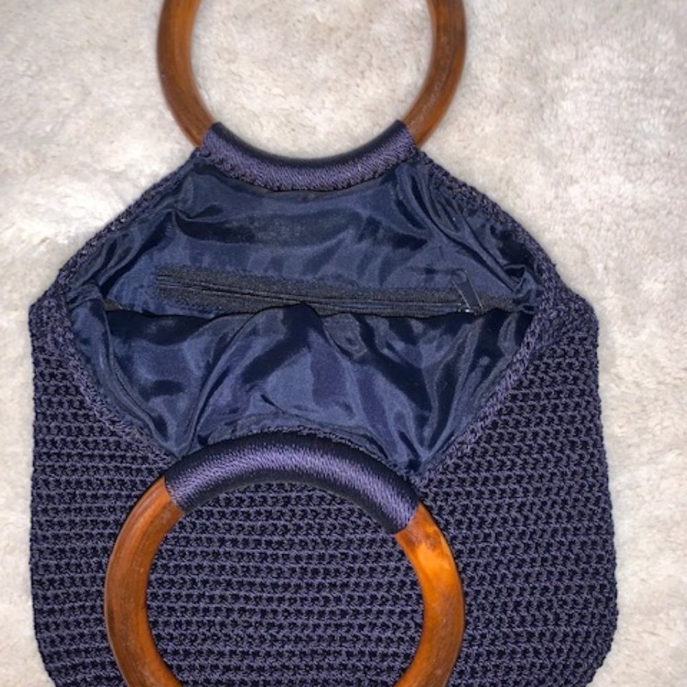 Crochet/Knit Style Handbag - Picture 2 of 5